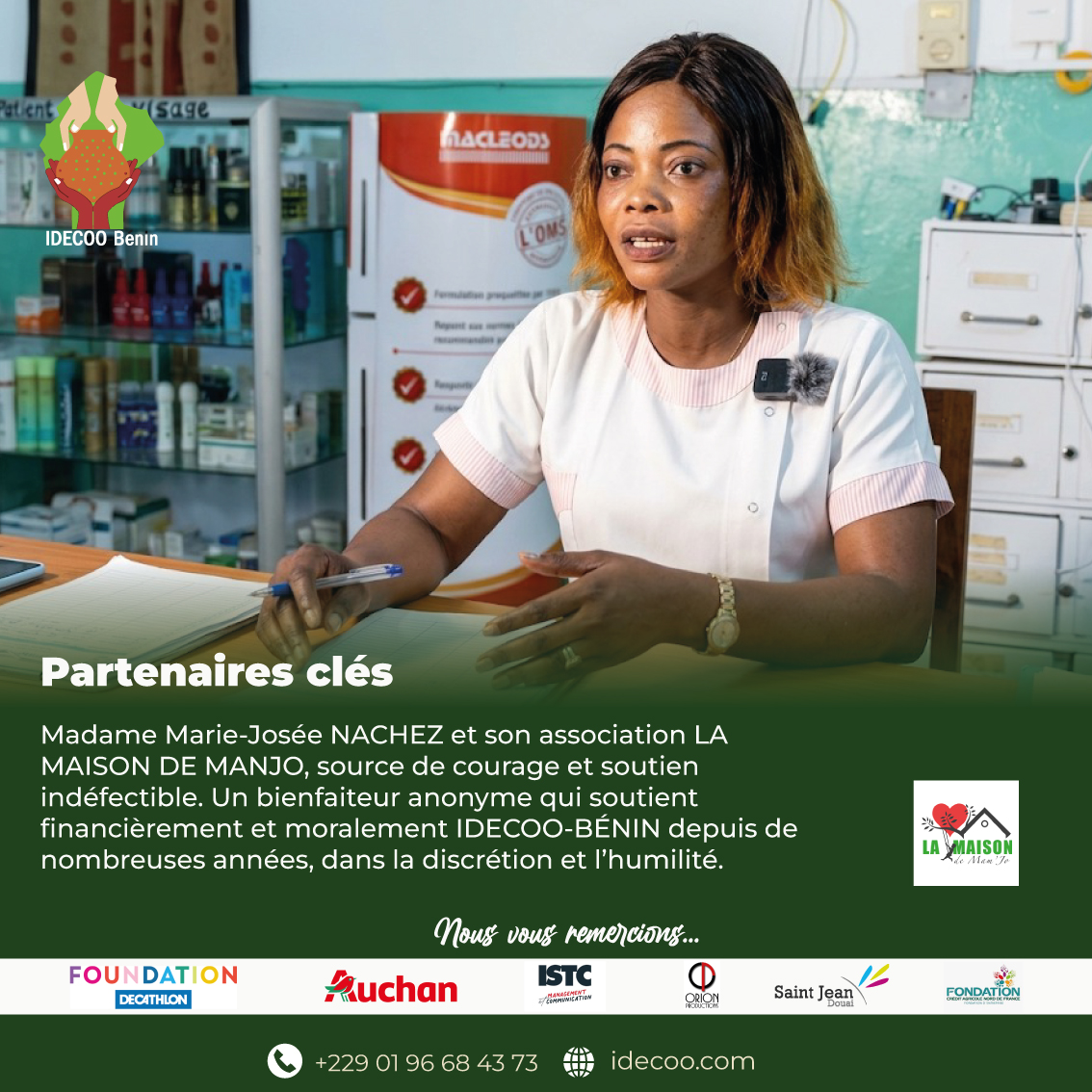 Projet IDECOO-Bénin